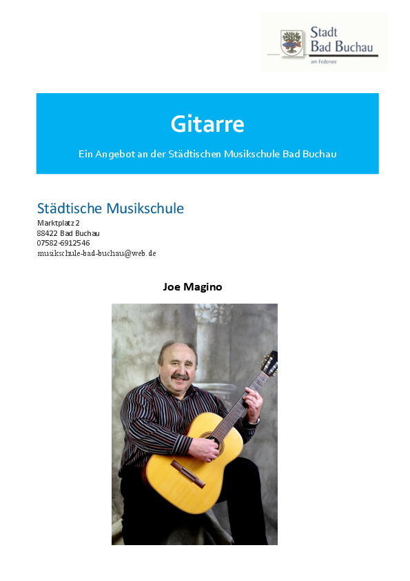 Gitarre Joe Magino 